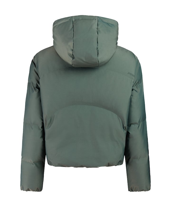 Dames ski-jas groen