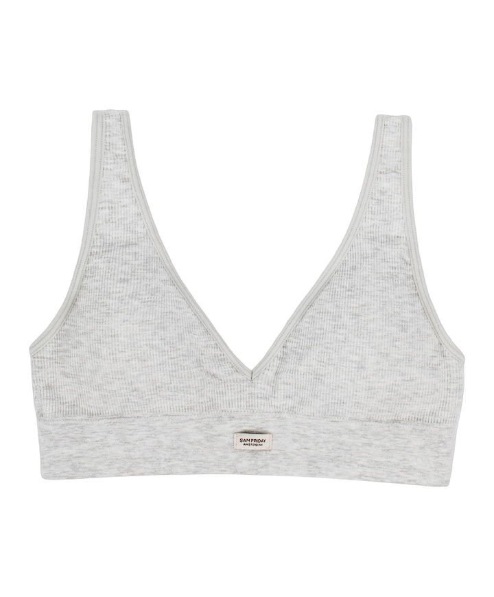 Dames bralette grijs