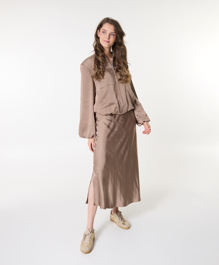 Dames rok beige