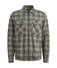 Heren overshirt grijs