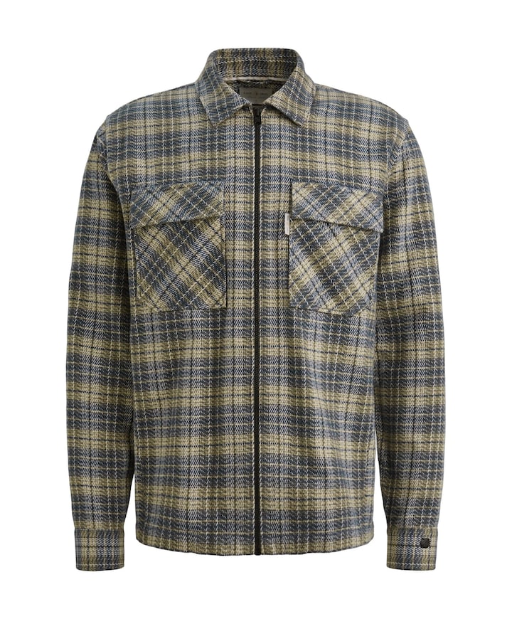 Heren overshirt grijs