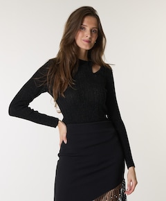 Dames top zwart