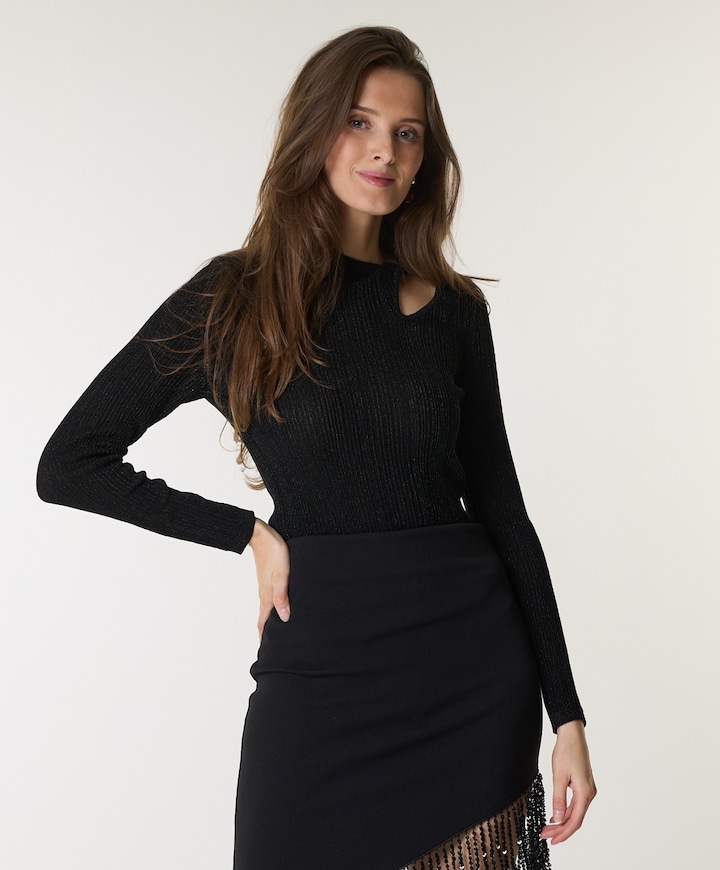 Dames top zwart