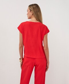 Dames T-shirt rood