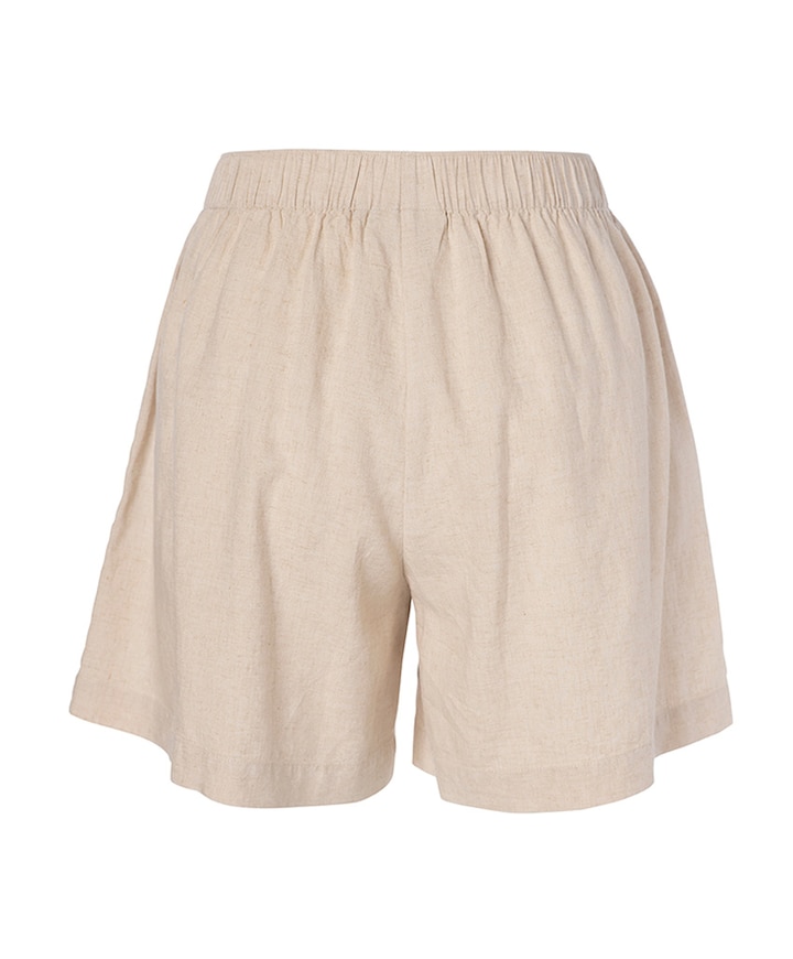Dames pyjamashort beige