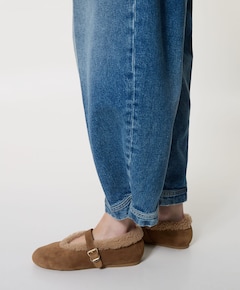 dames ballerina's bruin