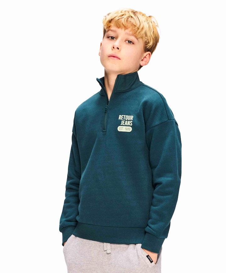 Jongens sweater groen