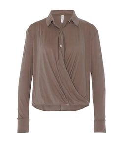 Dames blouse bruin