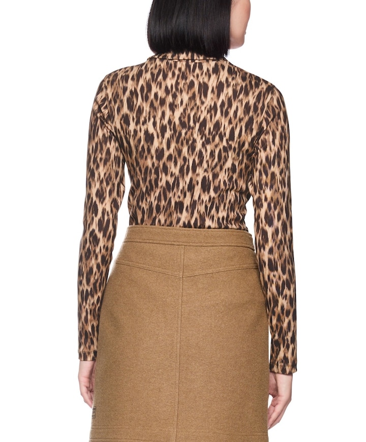 Dames longsleeve bruin