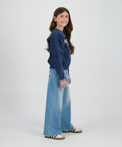 Meisjes sweater blauw