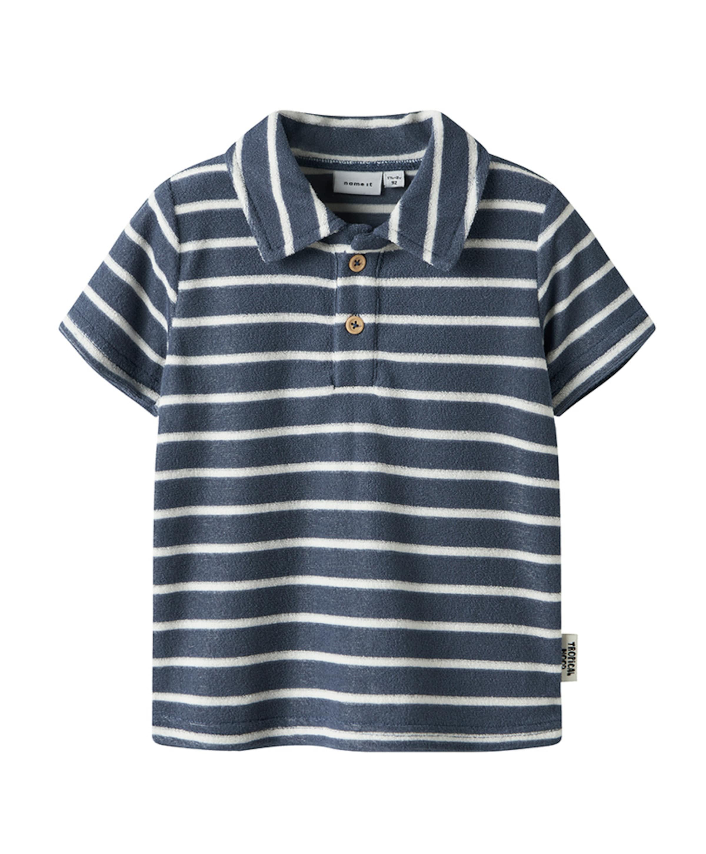 Jongens polo blauw