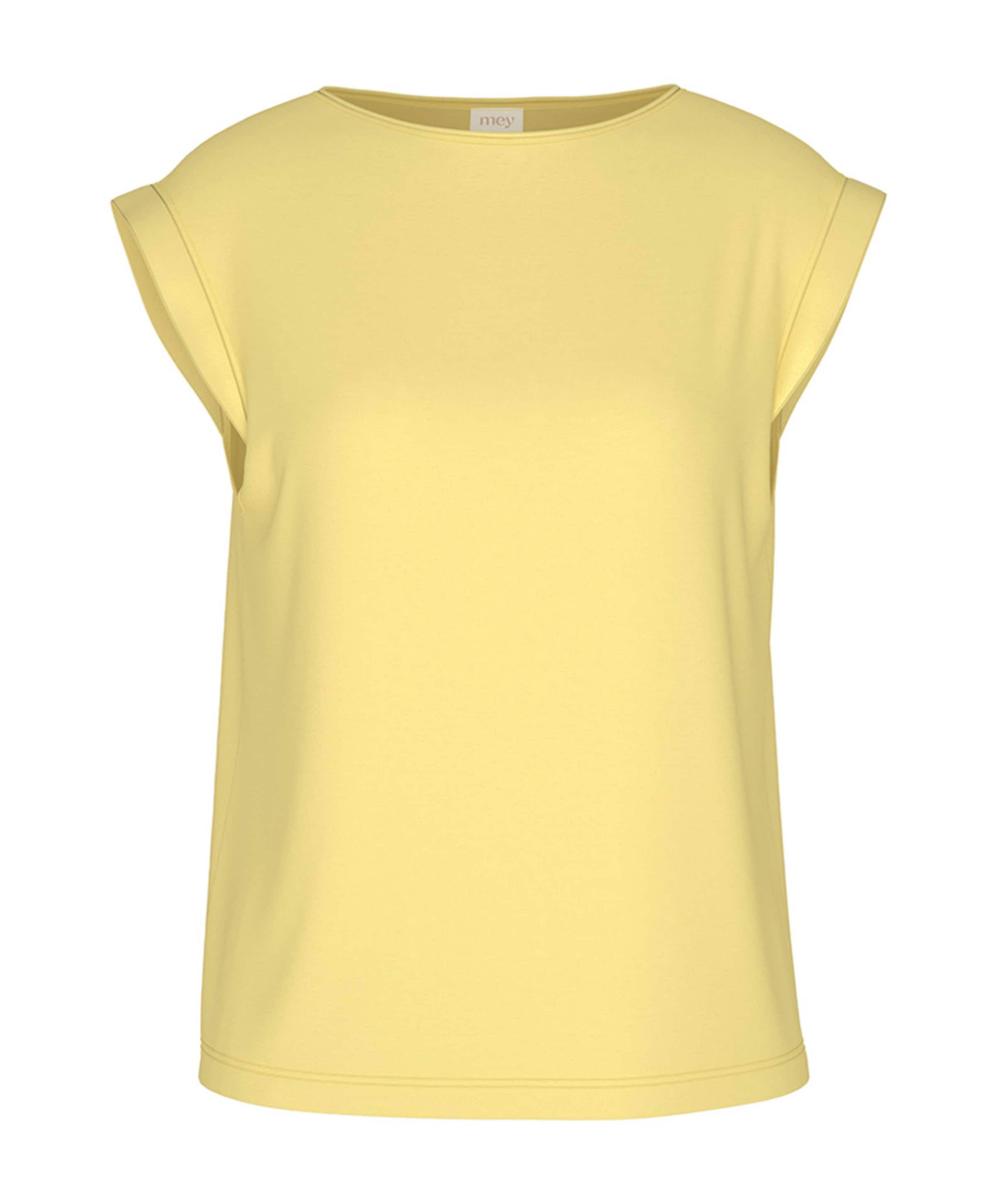 Dames pyjamatop geel