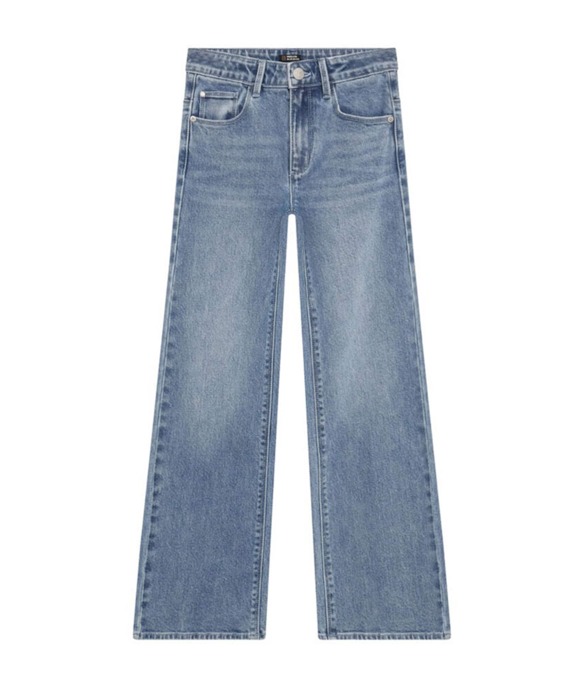 Wide Fit meisjes jeans blauw