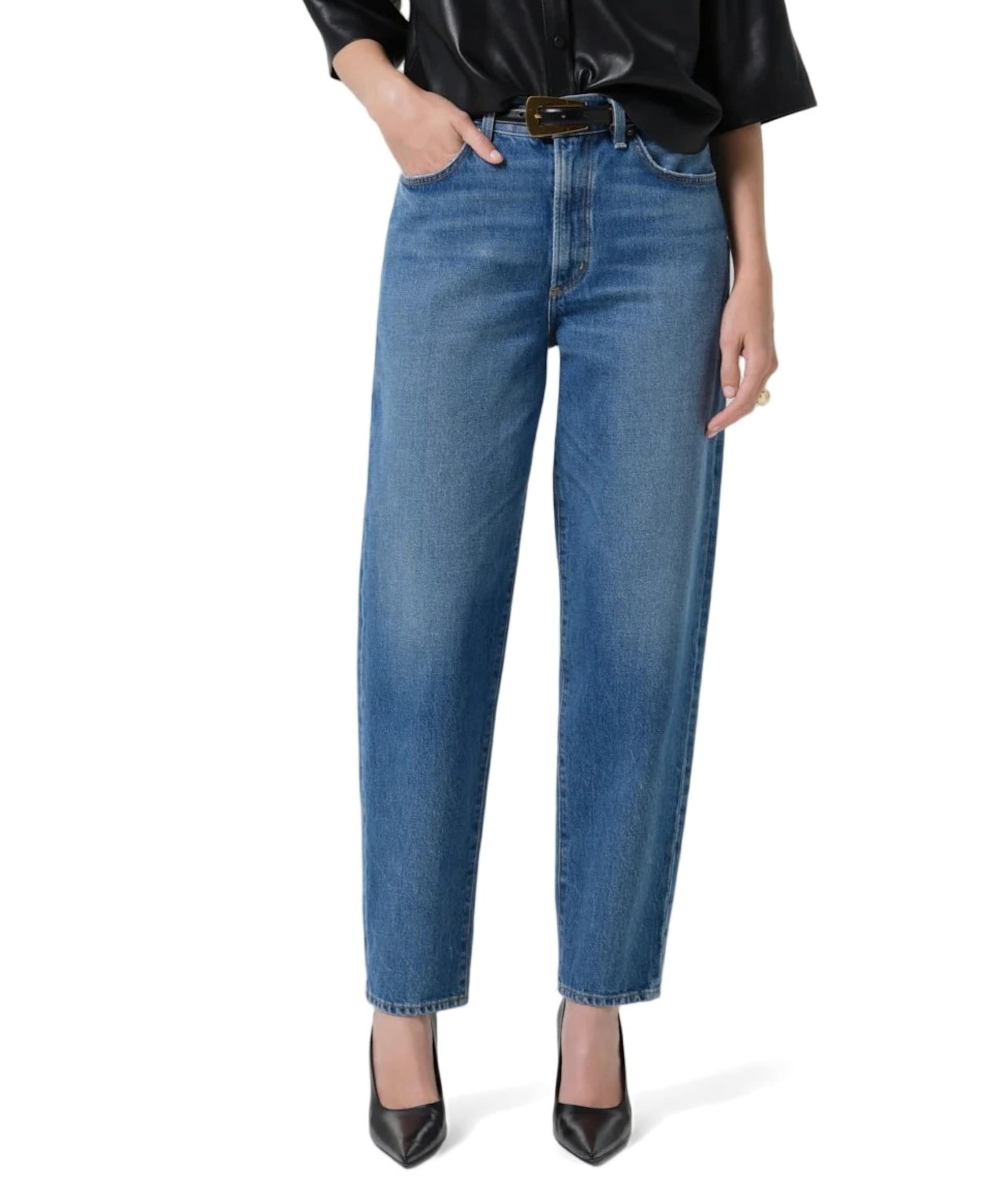 The Taper jean in pastis dames jeans blauw