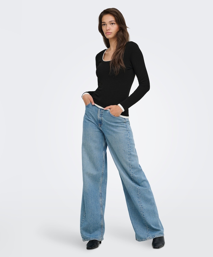 Dames top zwart