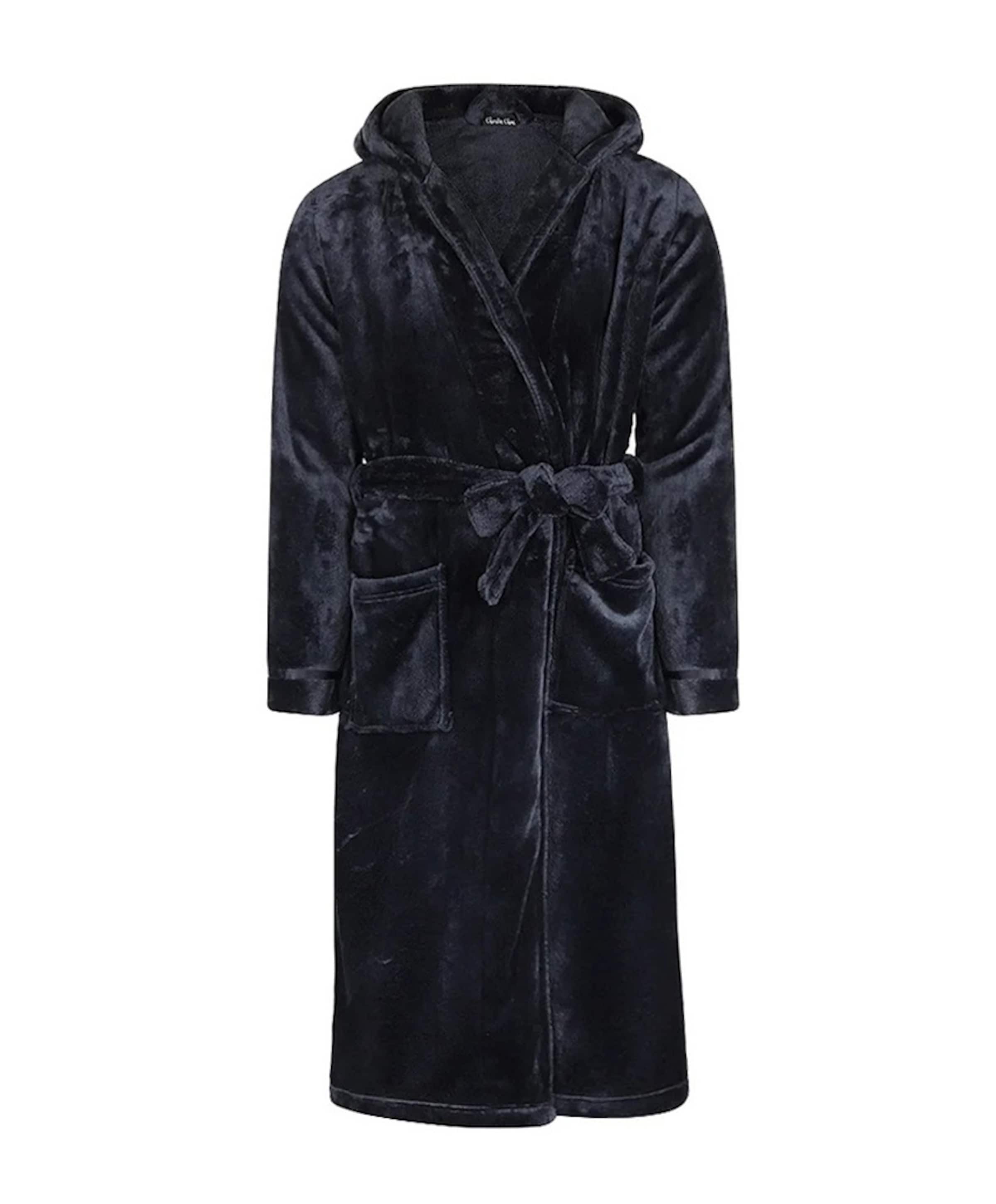 Dames ochtendjas blauw