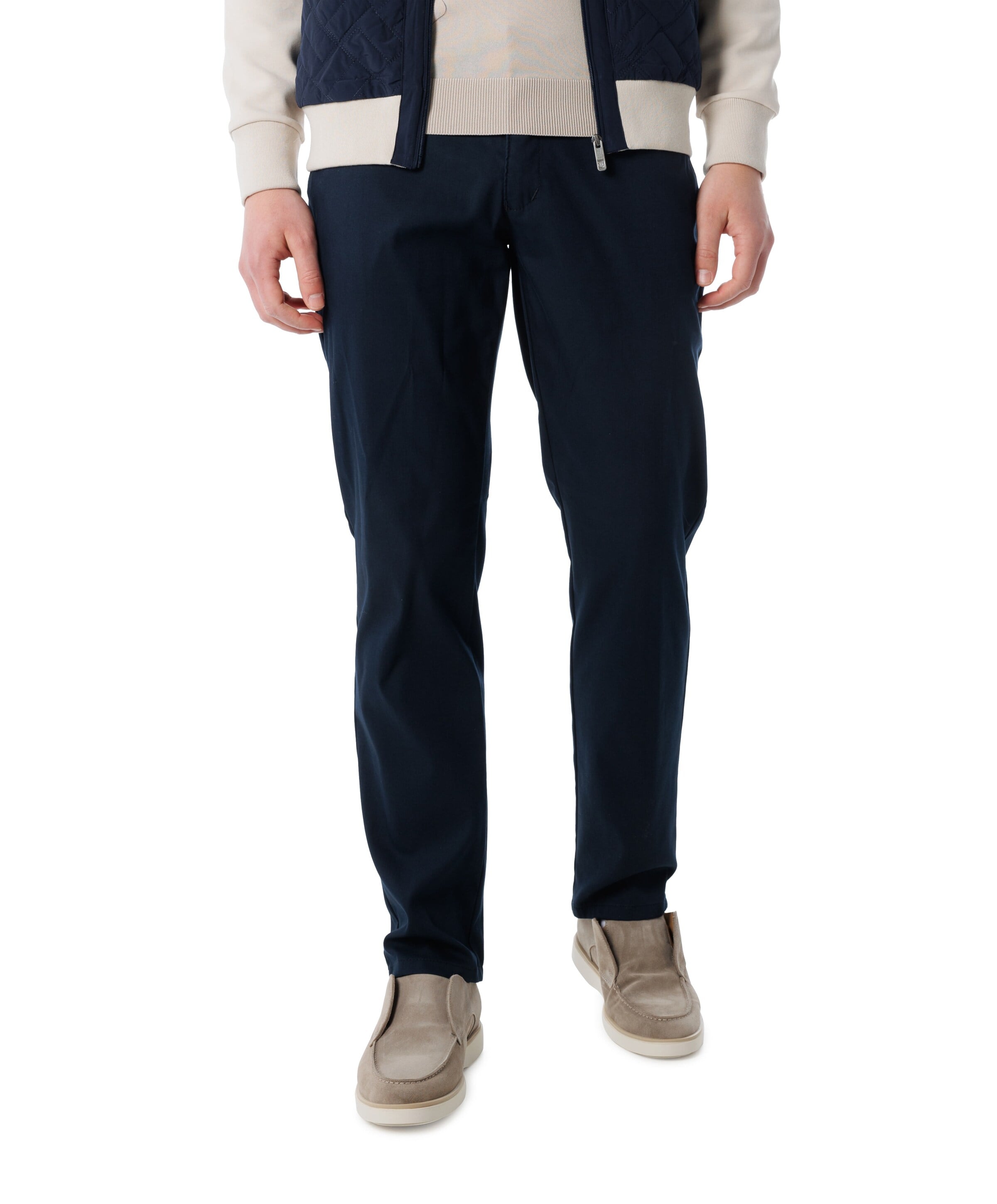 heren broek blauw
