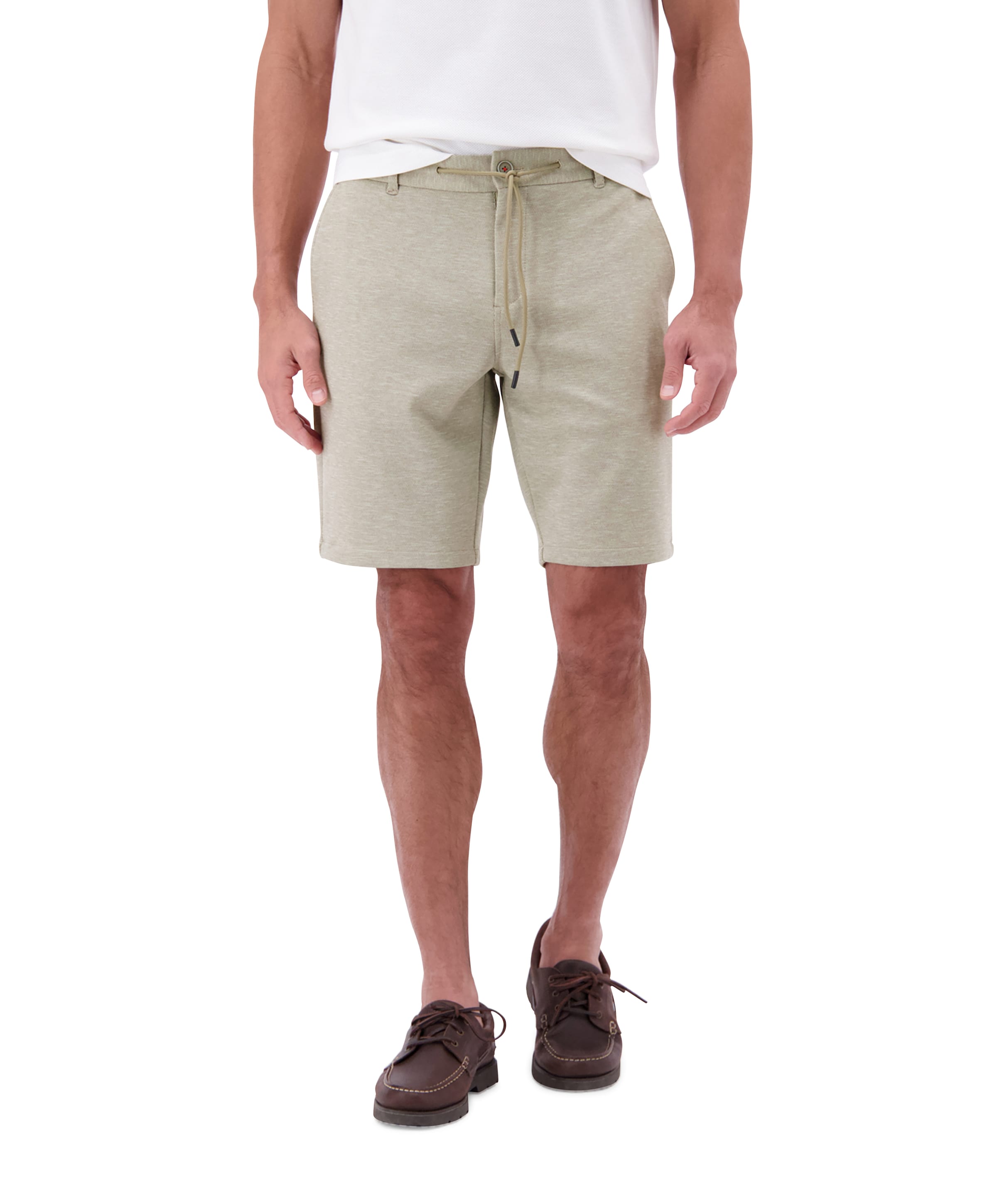 heren korte broek beige