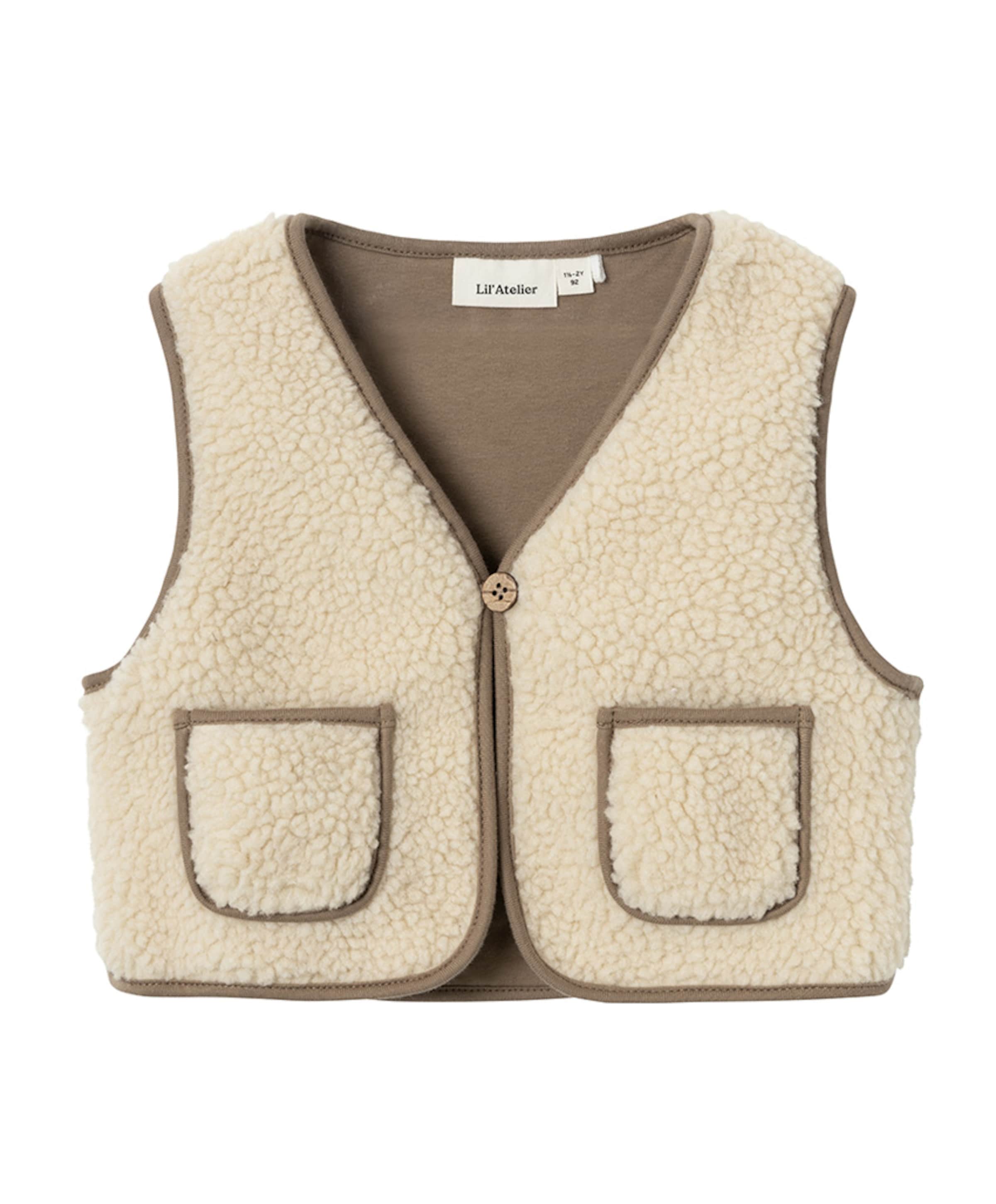 Gilet ecru