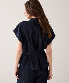 Dames blouse blauw