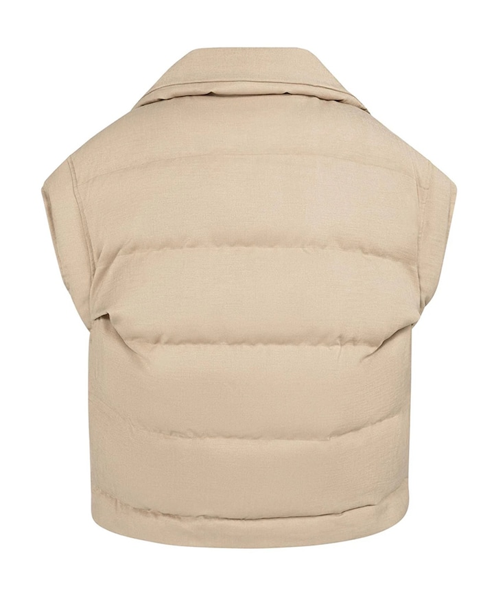 Dames bodywarmer beige