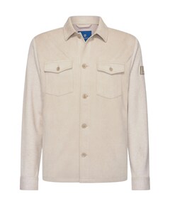 Heren overshirt beige