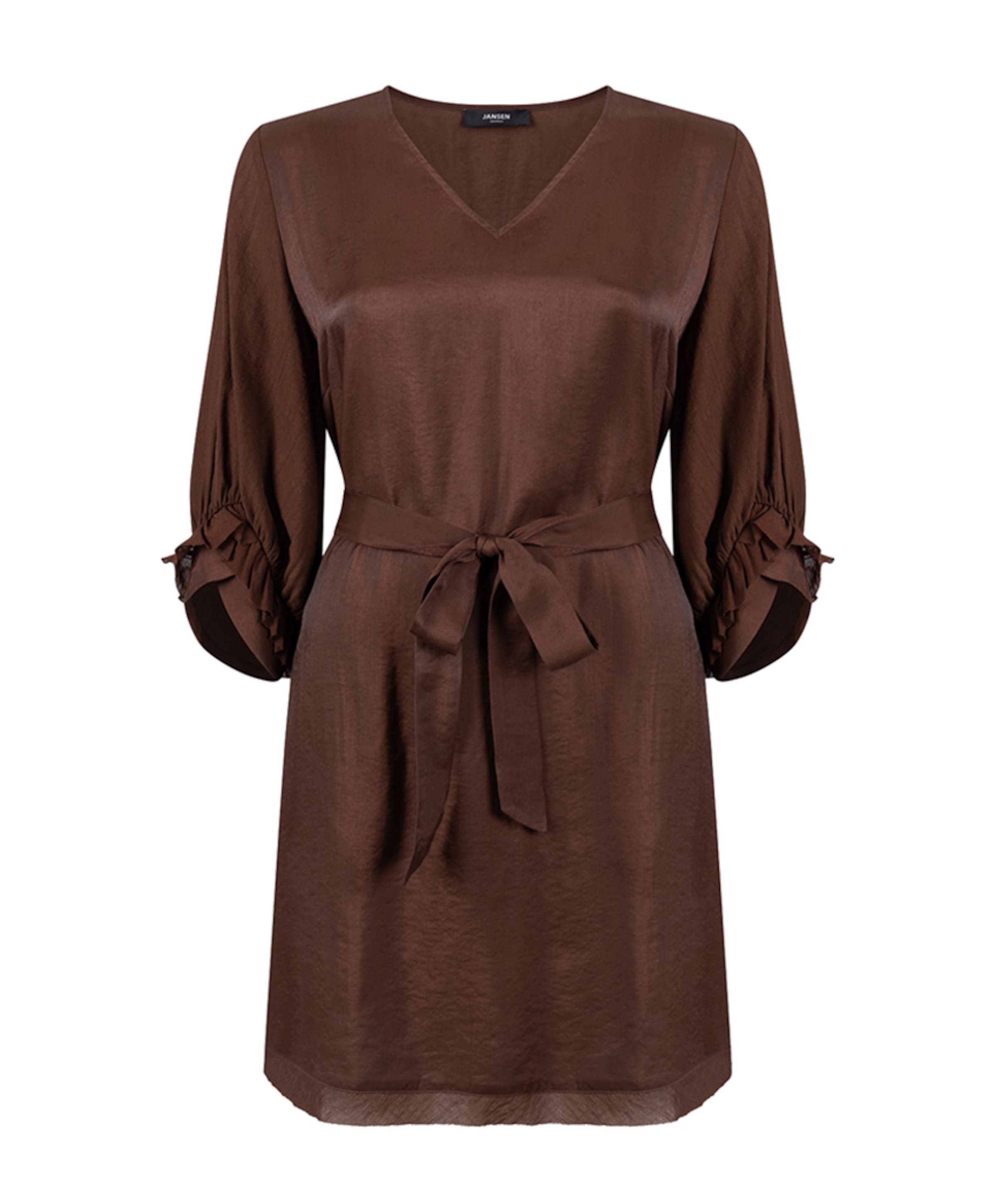 Dames jurk bruin
