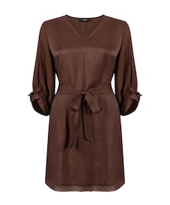 Dames jurk bruin