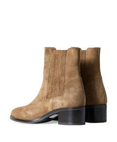 Sharmae dames enkellaarzen bruin