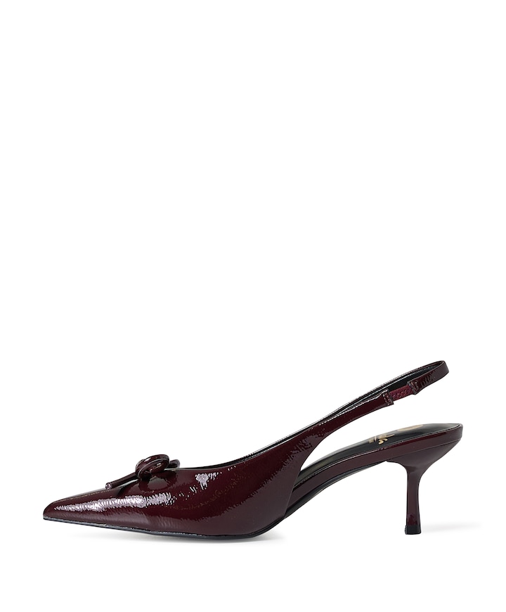 dames slingbacks bordeaux