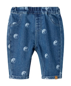 NBMLIVO LOOSE 2001-SE LIL meisjes broek blauw