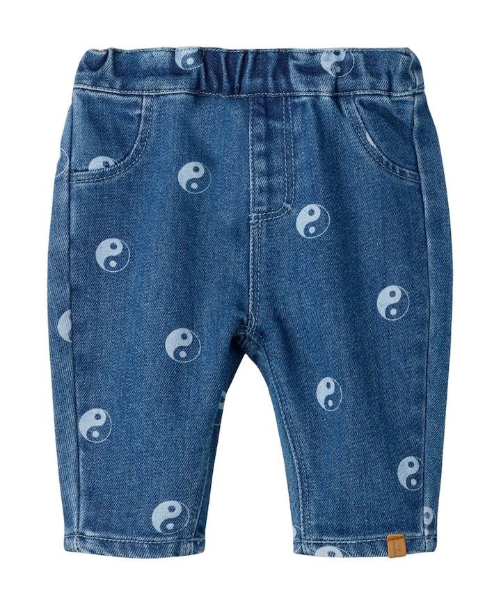 NBMLIVO LOOSE 2001-SE LIL meisjes broek blauw