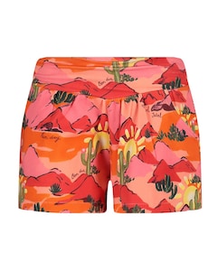 Short AOP meisjes korte broek oranje