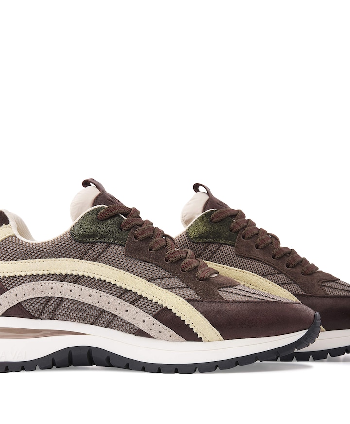 Usher Lott dames sneakers bruin
