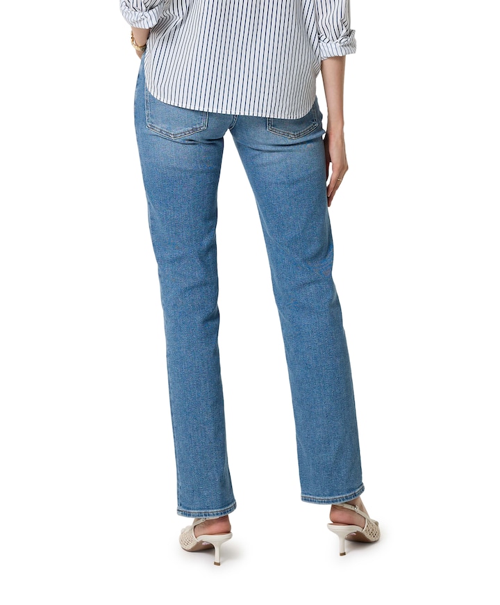 Calie Straight Fancy jeans blauw