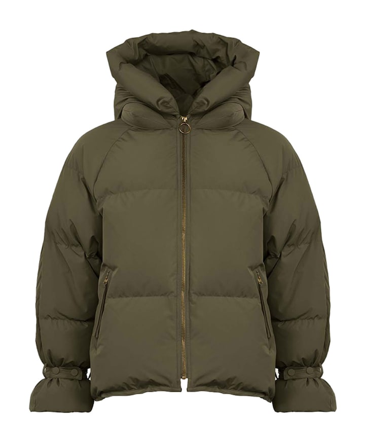 Dames jas groen