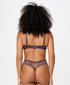 Dames string bruin