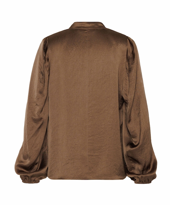 Dames blouse bruin