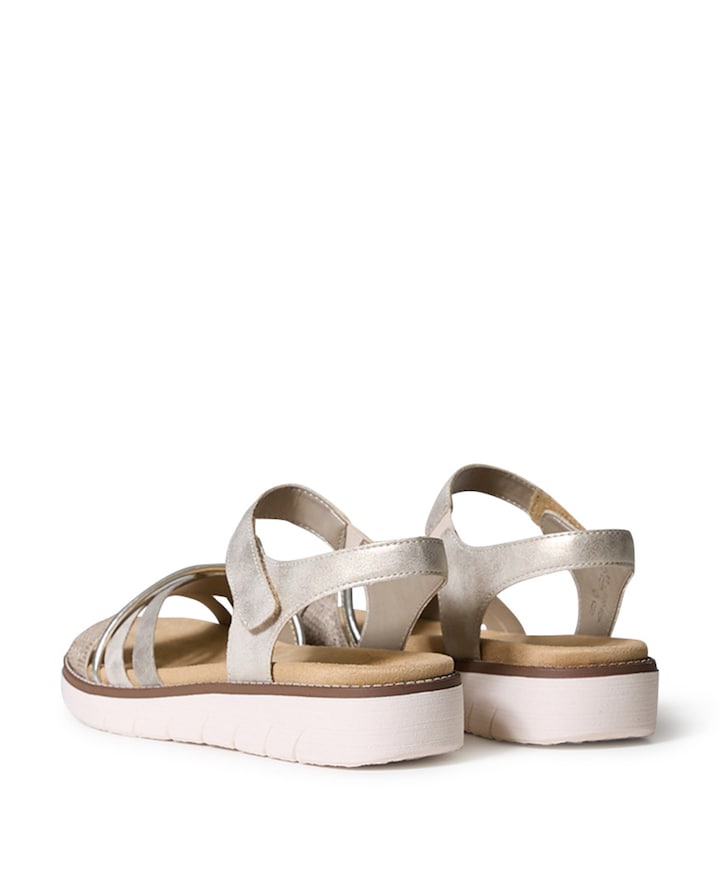 dames sandalen beige