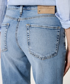 Felina cropped dames jeans blauw