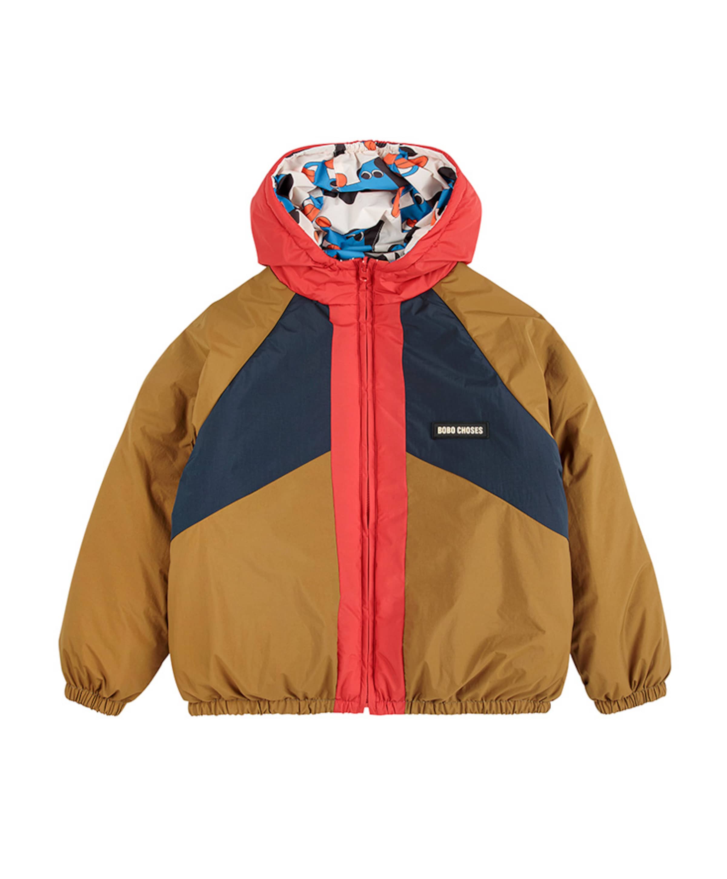 Jongens omkeerbare jas multicolor