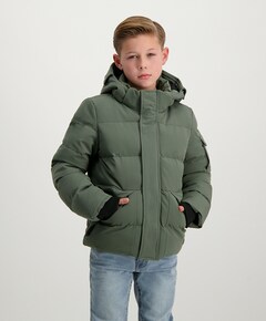 Jongens jas groen