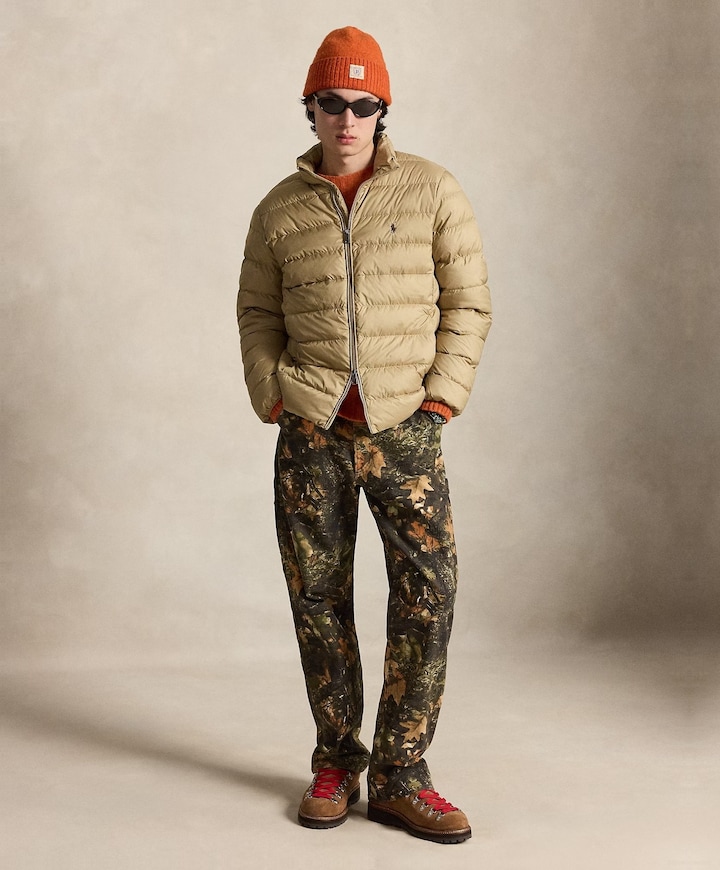 Heren jas beige