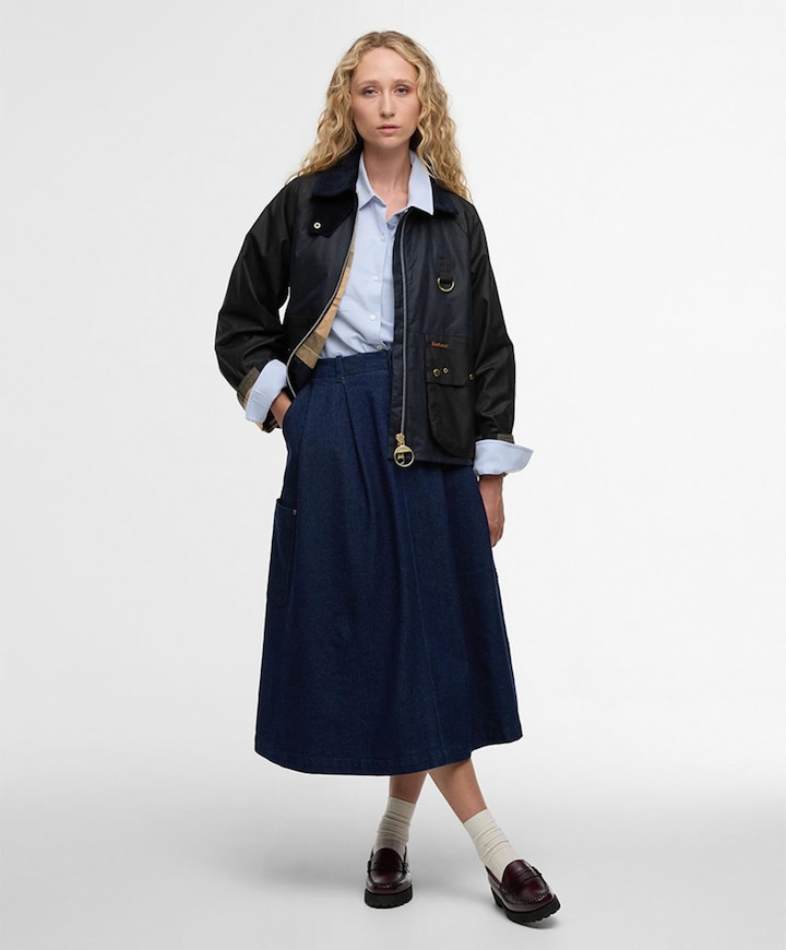 Dames jas blauw