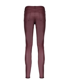 Coated jeans bordeaux