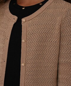 Meisjes vest bruin