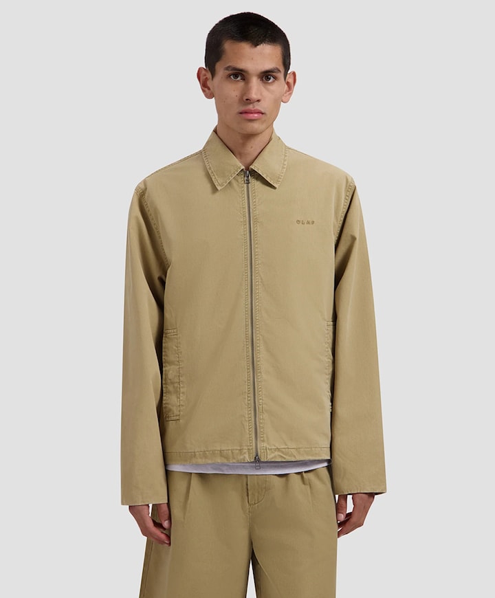 Heren jas beige