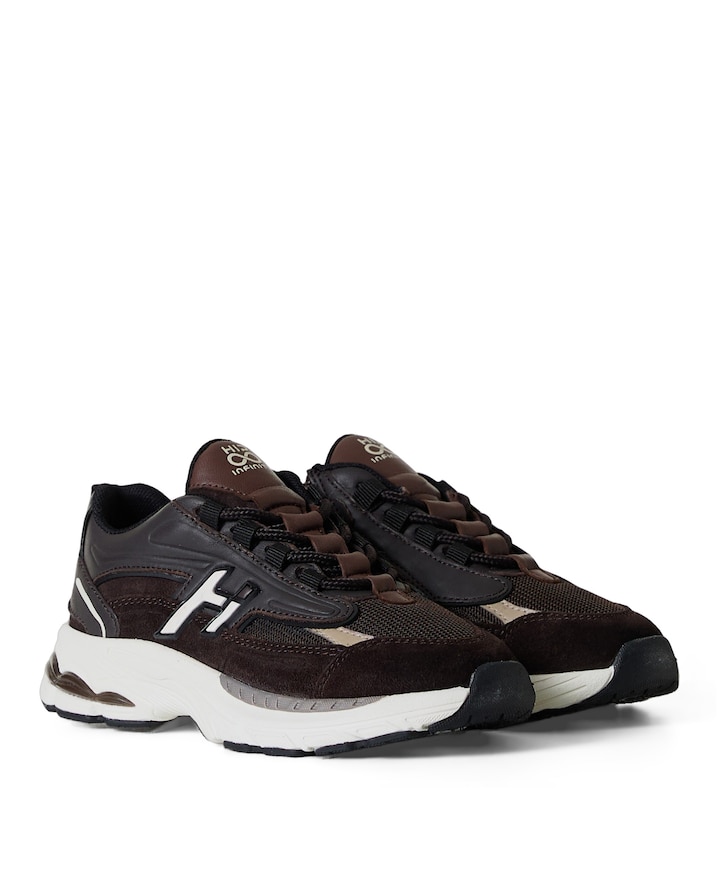 uniseks sneakers  bruin