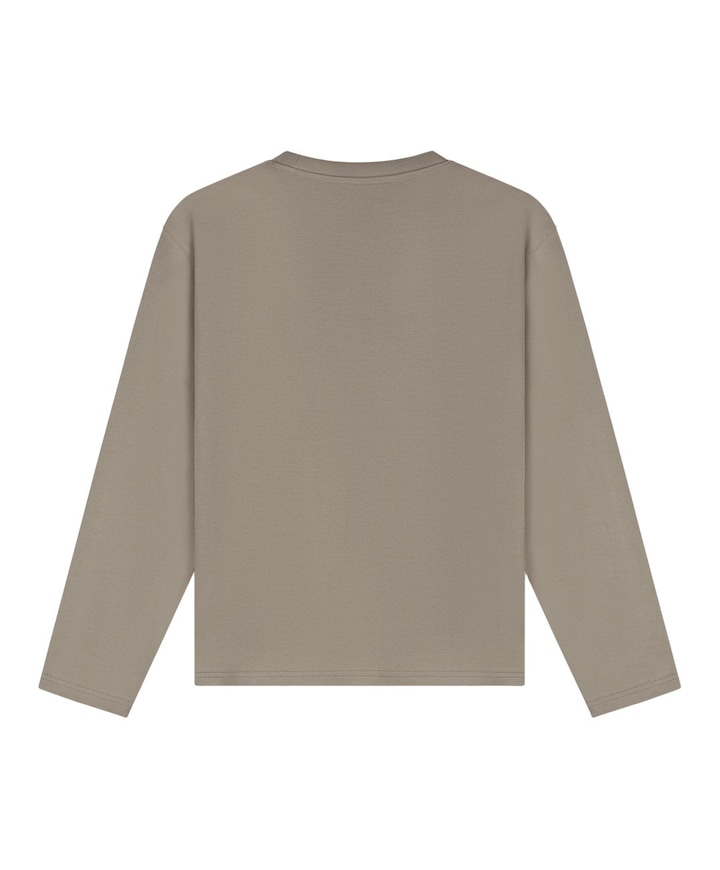 Jongens longsleeve beige