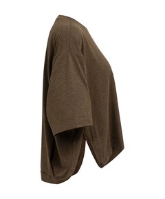 Dames T-shirt bruin